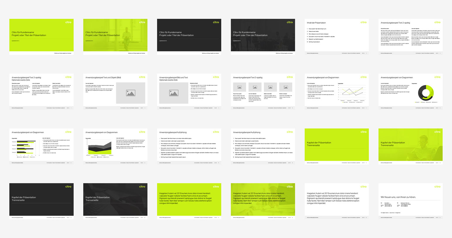 Citro Powerpoint Vorlage