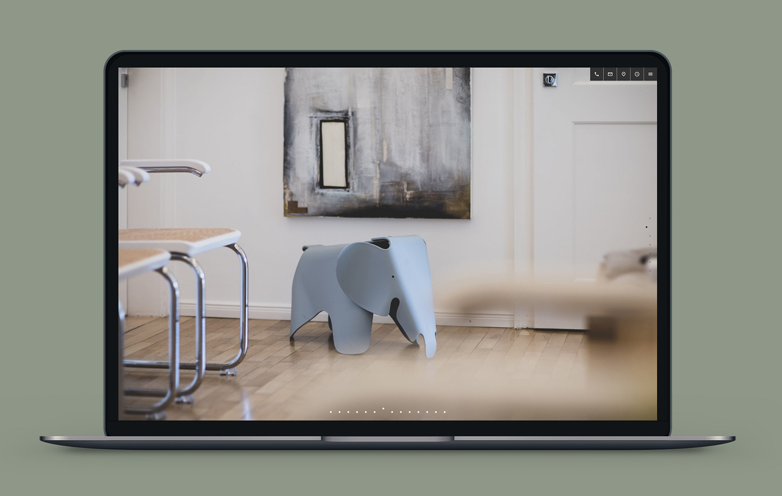 dfz Doktor Fricke Zahnmedizin website screen