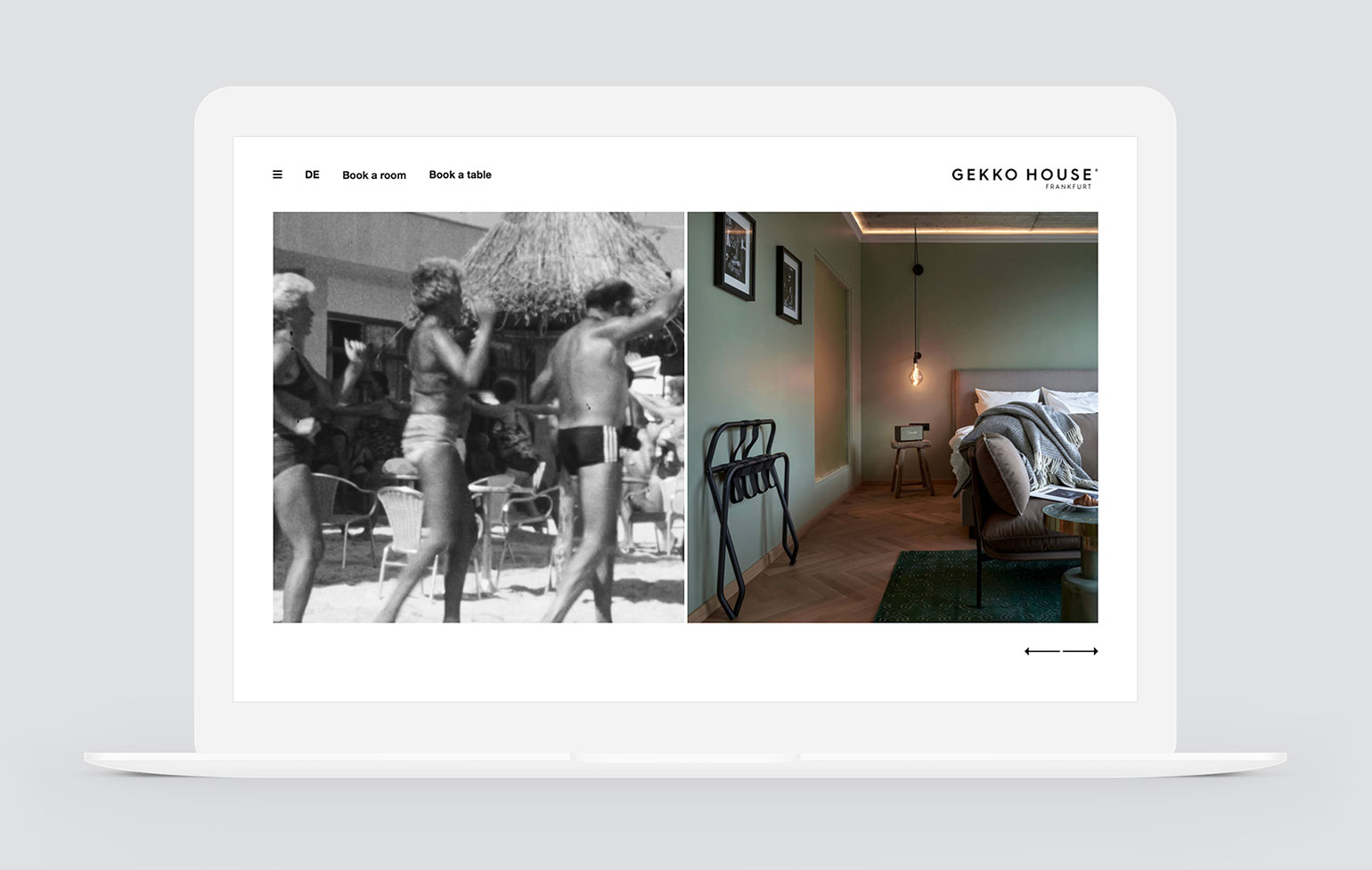 Screenshot Gekko House Corporate Website
