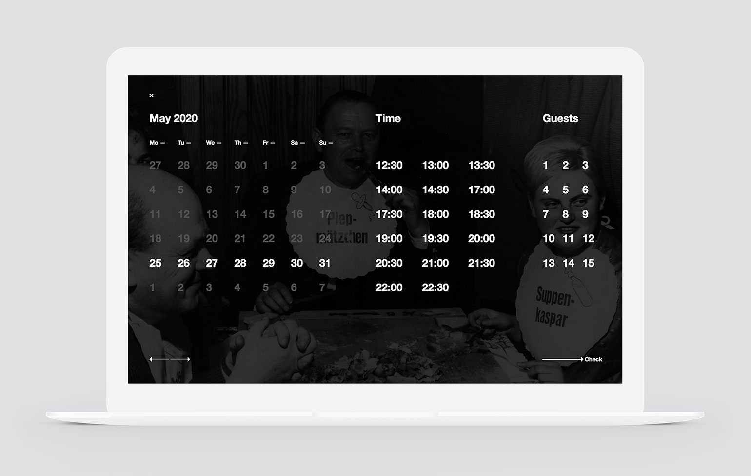 Screenshot Gekko House Corporate Website Quickbooker