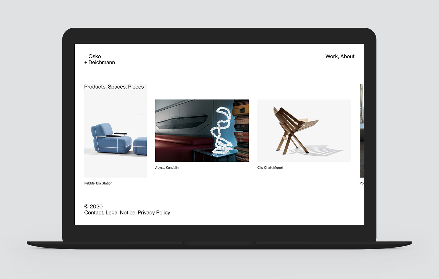 Osko + Deichmann Screenshot Website