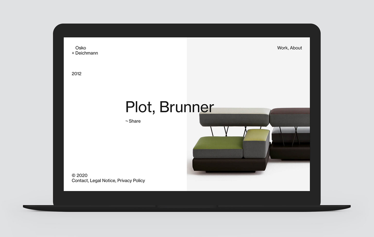 Osko + Deichmann Screenshot Website
