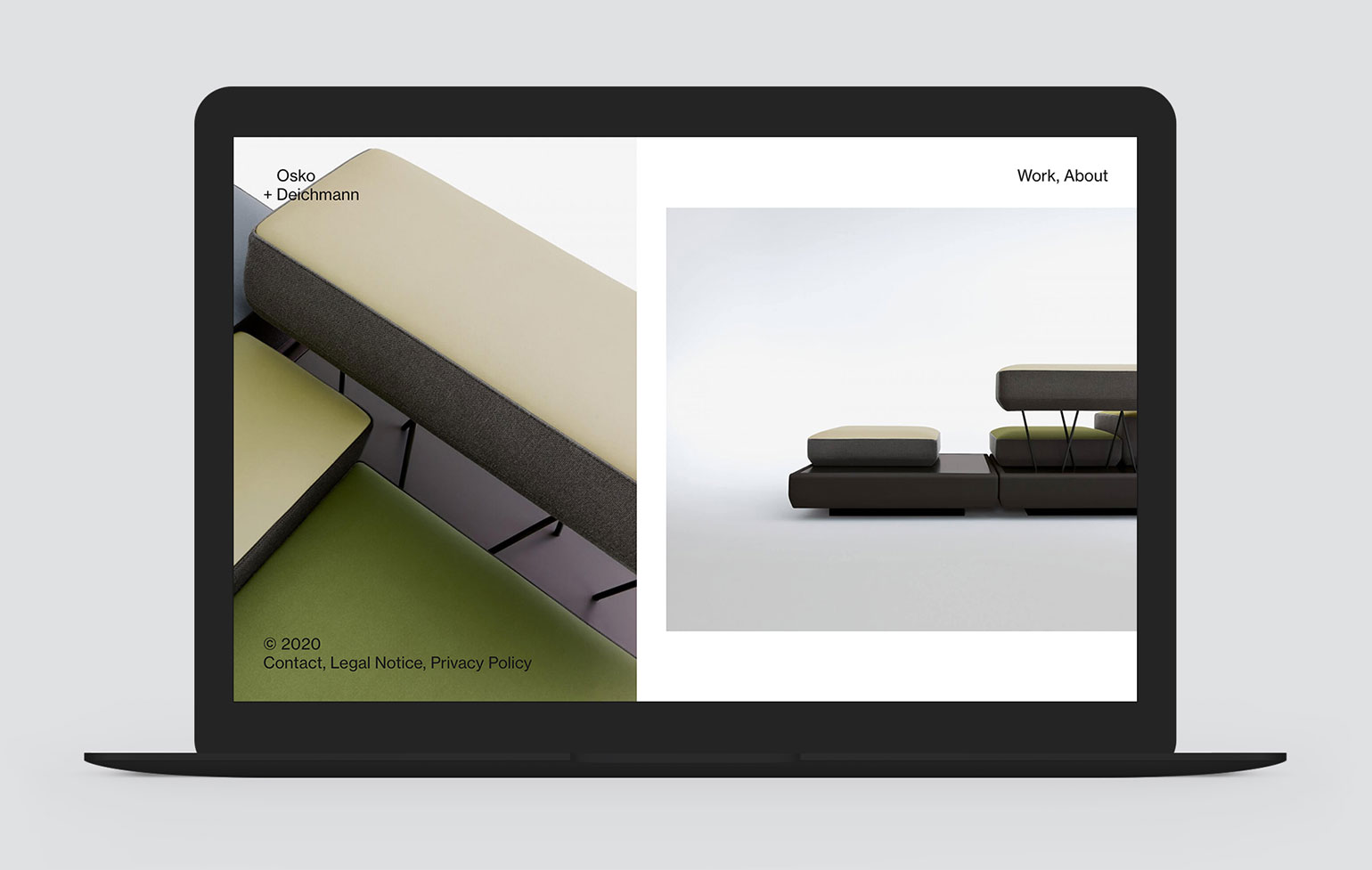 Osko + Deichmann Screenshot Website