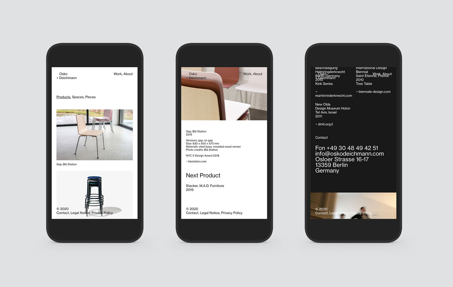 Osko + Deichmann Screenshot Website