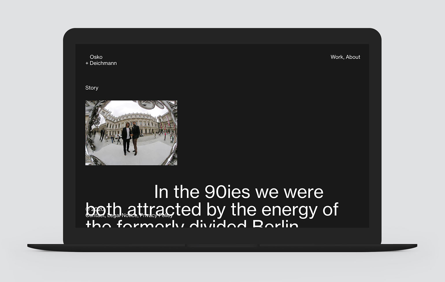 Osko + Deichmann Screenshot Website
