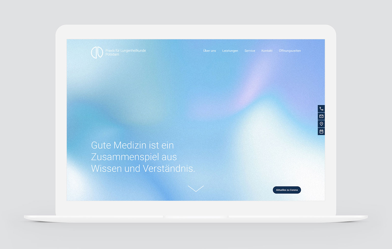 Praxis für Lungenheilkunde Potsdam Website