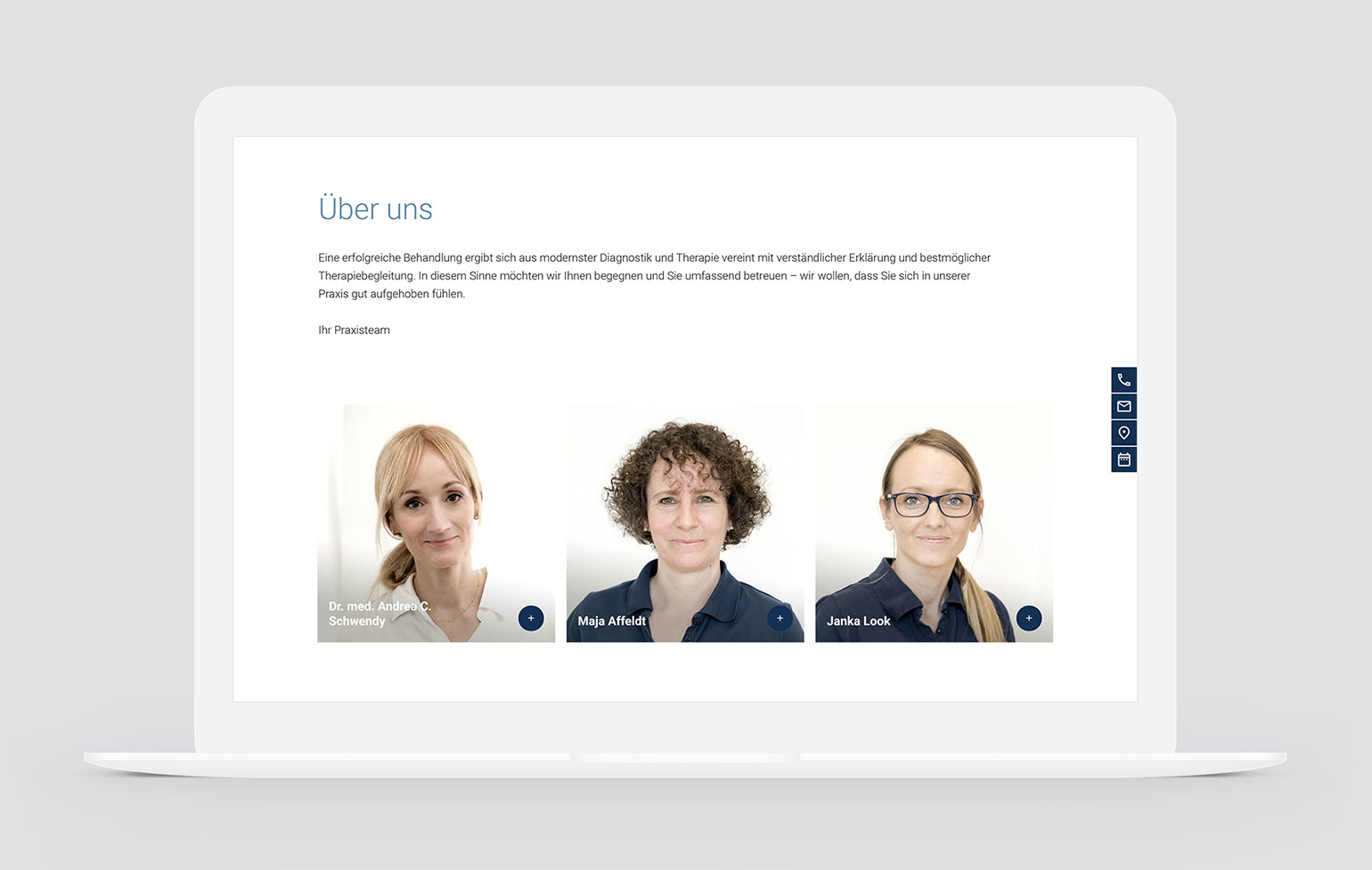 Praxis für Lungenheilkunde Potsdam Website