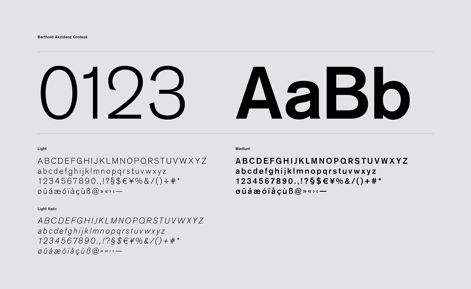 Roomers Corporate Design Typografie