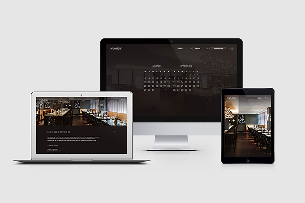 Screenshots Roomers Corporate Website