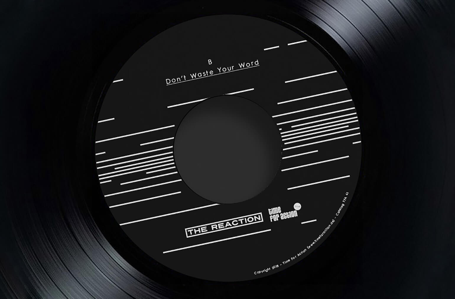 Time For Action Records Vinyl Cover Detail