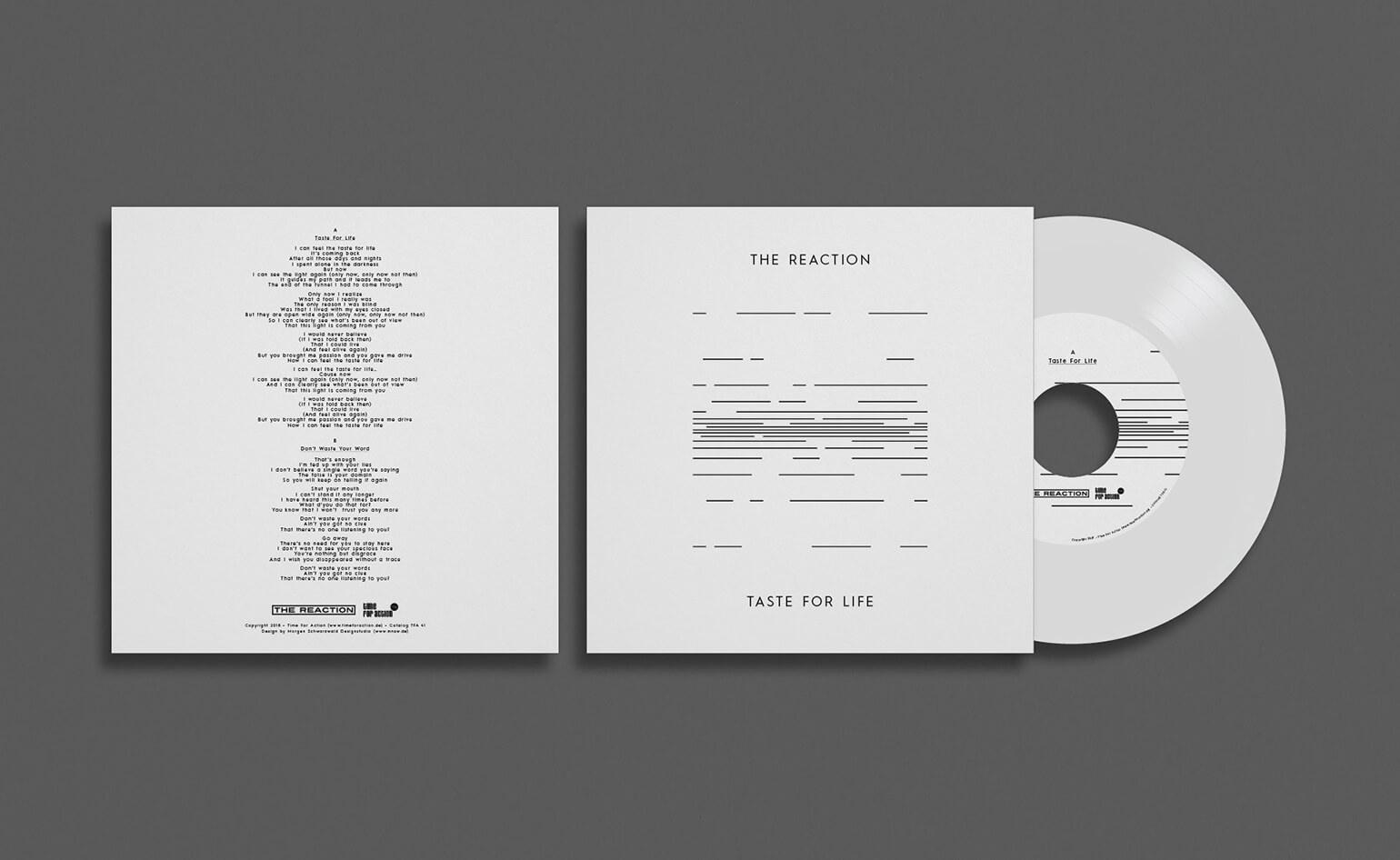 Time For Action Records Vinyl Cover