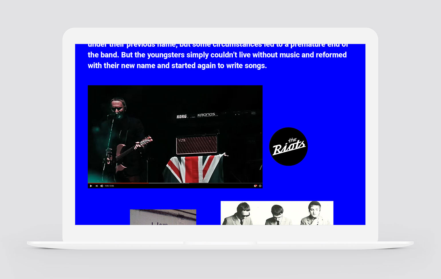 Screenshot Time For Action Records Webshop